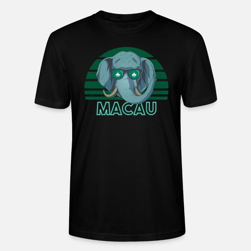 Macao - T-shirt bio CRAFTER Stanley Stella Unisexe - noir