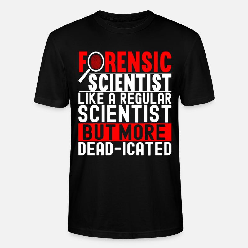 Forensik Forensiker - Stanley/Stella Unisex Bio-T-Shirt CRAFTER - Schwarz