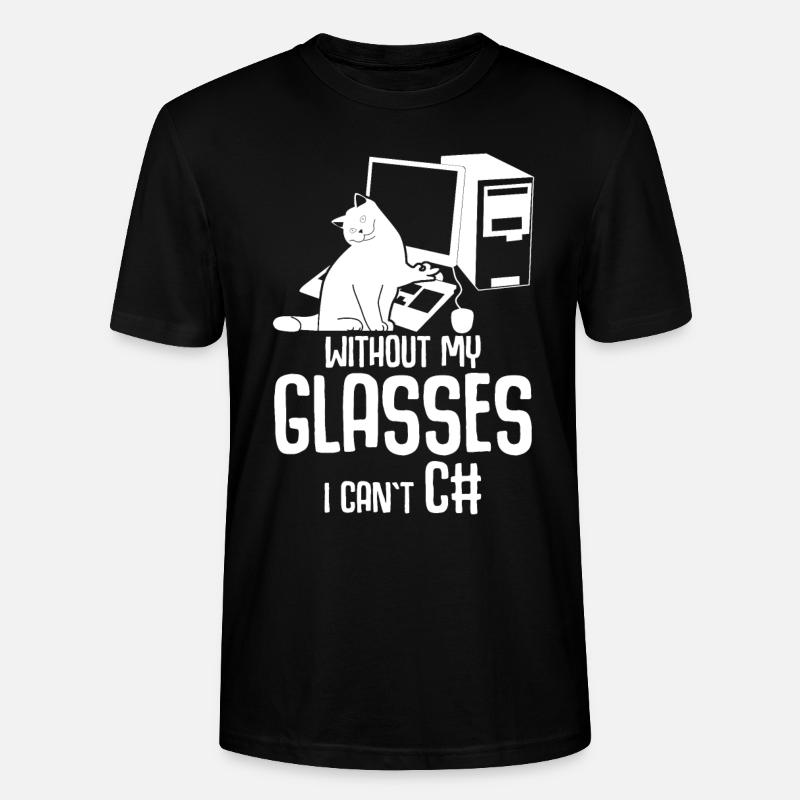 Programmeur Informatique Admin - T-shirt bio CRAFTER Stanley Stella Unisexe - noir