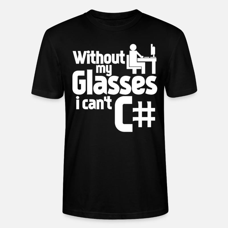 Admin Programmeur Informatique - T-shirt bio CRAFTER Stanley Stella Unisexe - noir