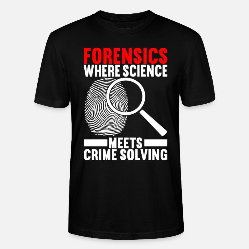 Forensik Forensiker - Stanley/Stella Unisex Bio-T-Shirt CRAFTER - Schwarz
