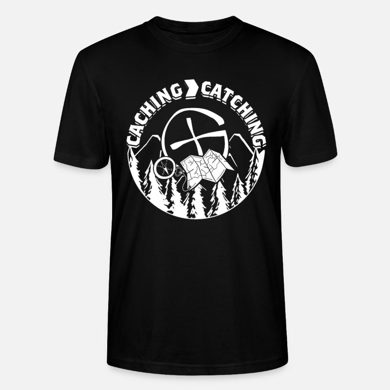 Geocache Caching > Catching - Stanley/Stella Unisex Bio-T-Shirt CRAFTER - Schwarz