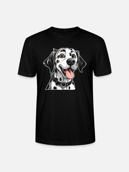 Dalmatian - Stanley/Stella CRAFTER Unisex Organic T-Shirt - black