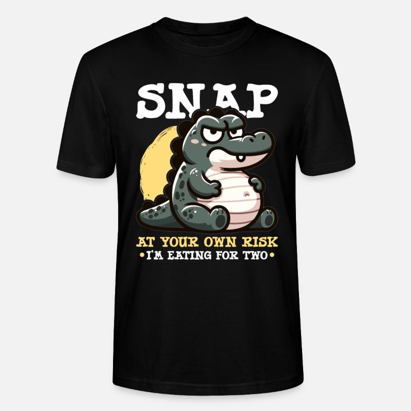 Schwangerschaftsankündigung „mutterschaft Werdende - Stanley/Stella Unisex Bio-T-Shirt CRAFTER - Schwarz