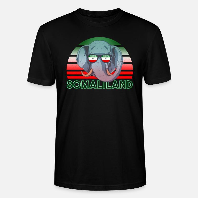 Somaliland - T-shirt bio CRAFTER Stanley Stella Unisexe - noir