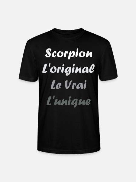 scorpion - T-shirt bio CRAFTER Stanley Stella Unisexe - noir
