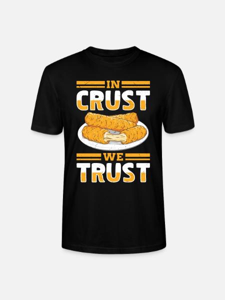 Mozzarella Sticks Cheese - Stanley/Stella CRAFTER Unisex Organic T-Shirt - black