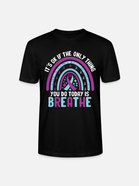 Suicide Prevention Awareness - Stanley/Stella CRAFTER Unisex Organic T-Shirt - black