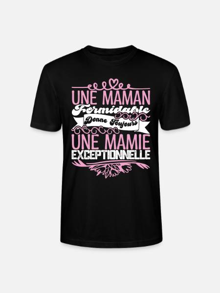 VNFEEB24Grandma Gift- An Exceptional Granny - Stanley/Stella CRAFTER Unisex Organic T-Shirt - black