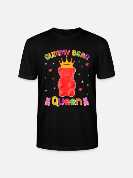 Gümmibär Queen of Sweets - Stanley/Stella CRAFTER Unisex Organic T-Shirt - black