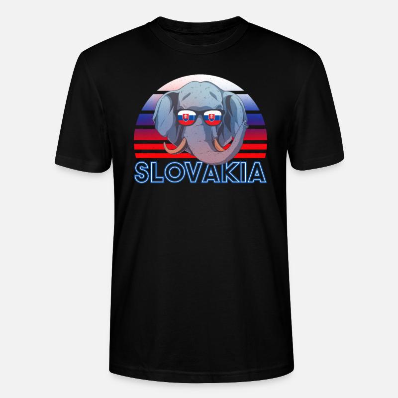 Slowakei - Stanley/Stella Unisex Bio-T-Shirt CRAFTER - Schwarz