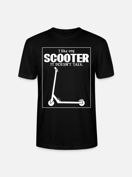 Kick Scooter Rider Stunt Scooter - Stanley/Stella CRAFTER Unisex Organic T-Shirt - black