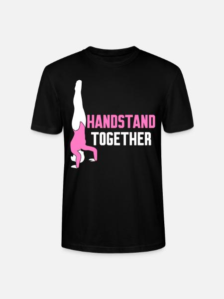 Gymnast Handstand Handstands - Stanley/Stella CRAFTER Unisex Organic T-Shirt - black