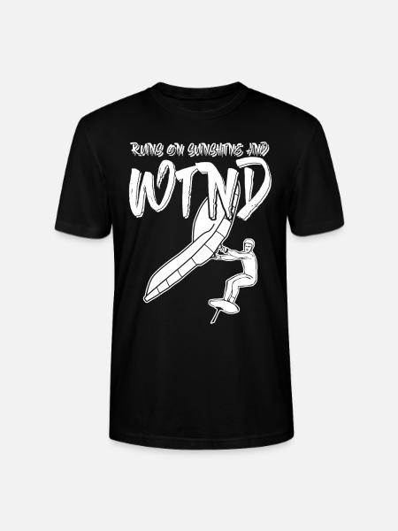 Wing Surfing Winging Wing Foiling - Stanley/Stella CRAFTER Unisex Organic T-Shirt - black