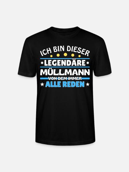 I'm this legendary - - Stanley/Stella CRAFTER Unisex Organic T-Shirt - black