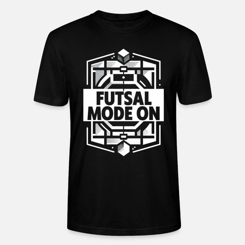 Futsal Mode On 10 - Stanley/Stella Unisex Bio-T-Shirt CRAFTER - Schwarz