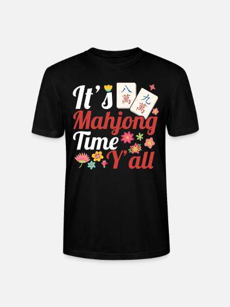 Gift for Mahjong Fans - Stanley/Stella CRAFTER Unisex Organic T-Shirt - black