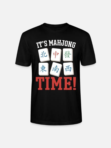 Gift for Mahjong Fans - Stanley/Stella CRAFTER Unisex Organic T-Shirt - black