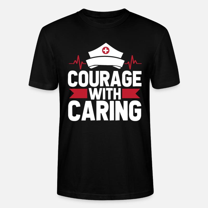 Infirmier - T-shirt bio CRAFTER Stanley Stella Unisexe - noir