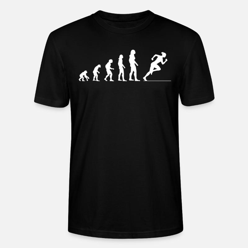 Evolution Run – Plus vite qu’hier - T-shirt bio CRAFTER Stanley Stella Unisexe - noir
