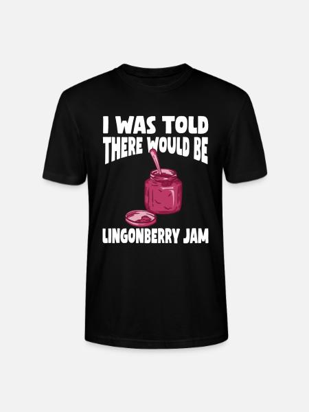 Swedish Lovers Swedish Cranberry Marme - Stanley/Stella CRAFTER Unisex Organic T-Shirt - black