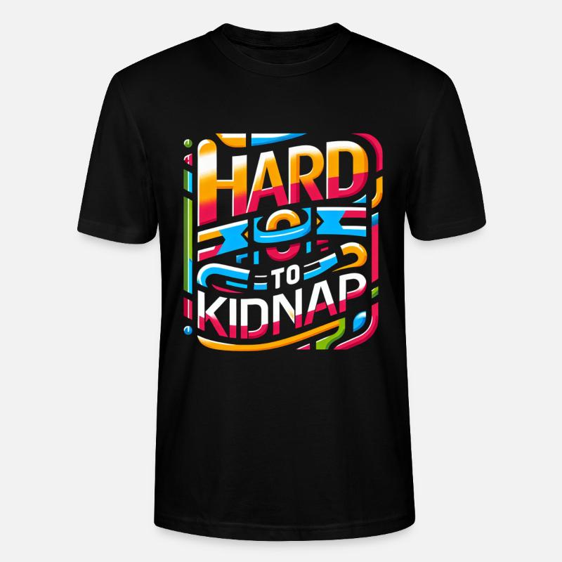 Difficile à kidnapper 2 - T-shirt bio CRAFTER Stanley Stella Unisexe - noir