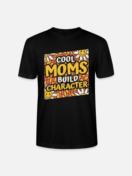 Mom Support Mom - Stanley/Stella CRAFTER Unisex Organic T-Shirt - black