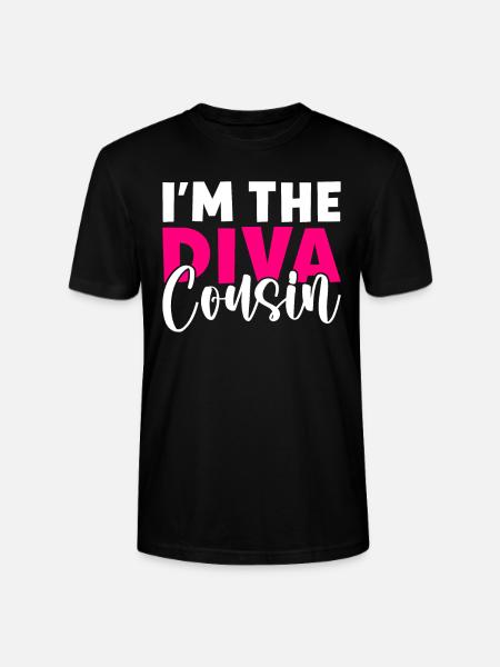 Cousin Gifts - Stanley/Stella CRAFTER Unisex Organic T-Shirt - black