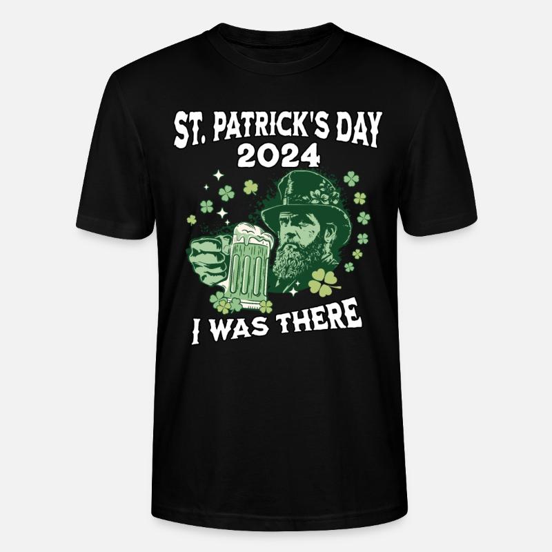 St. Patrick's Day 2024 - Stanley/Stella CRAFTER Unisex Organic T-Shirt - black