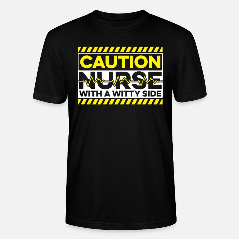 Krankenschwester - Stanley/Stella Unisex Bio-T-Shirt CRAFTER - Schwarz