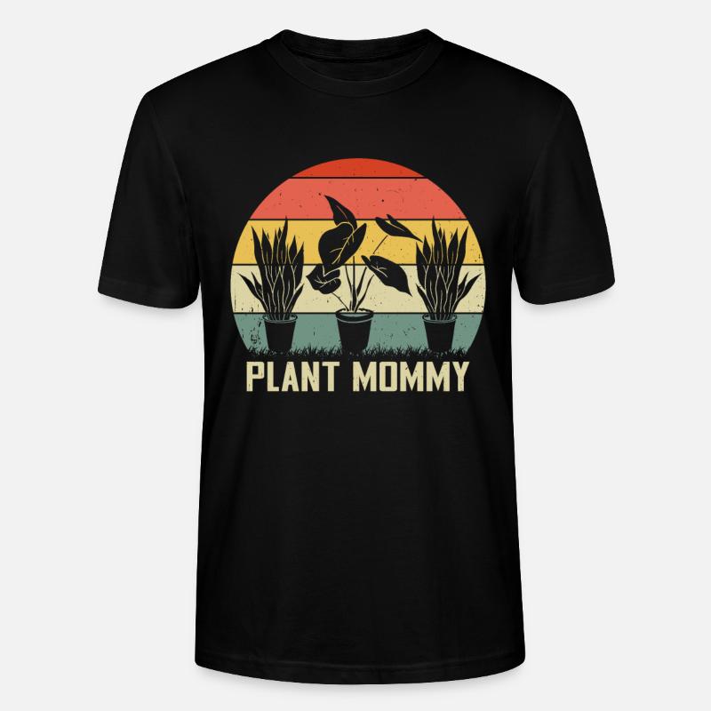 Pflanzenmutter Mutter Gartenpflanzen Blume - Stanley/Stella Unisex Bio-T-Shirt CRAFTER - Schwarz
