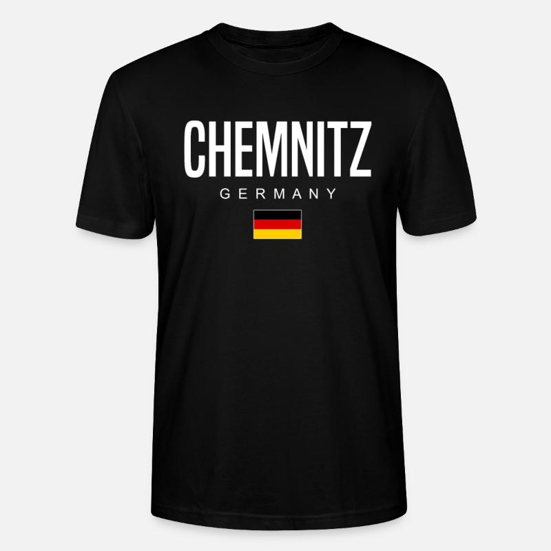 Chemnitz - Stanley/Stella Unisex Bio-T-Shirt CRAFTER - Schwarz