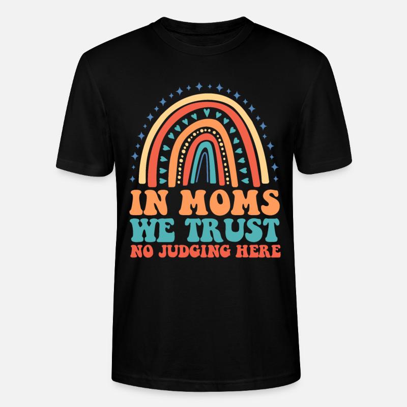 Mama Mutter Unterstützung Der Mutter - Stanley/Stella Unisex Bio-T-Shirt CRAFTER - Schwarz