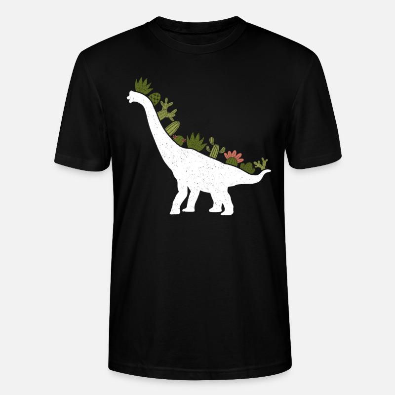Brachiosaurus Dinosaurier Geschenk - Stanley/Stella Unisex Bio-T-Shirt CRAFTER - Schwarz