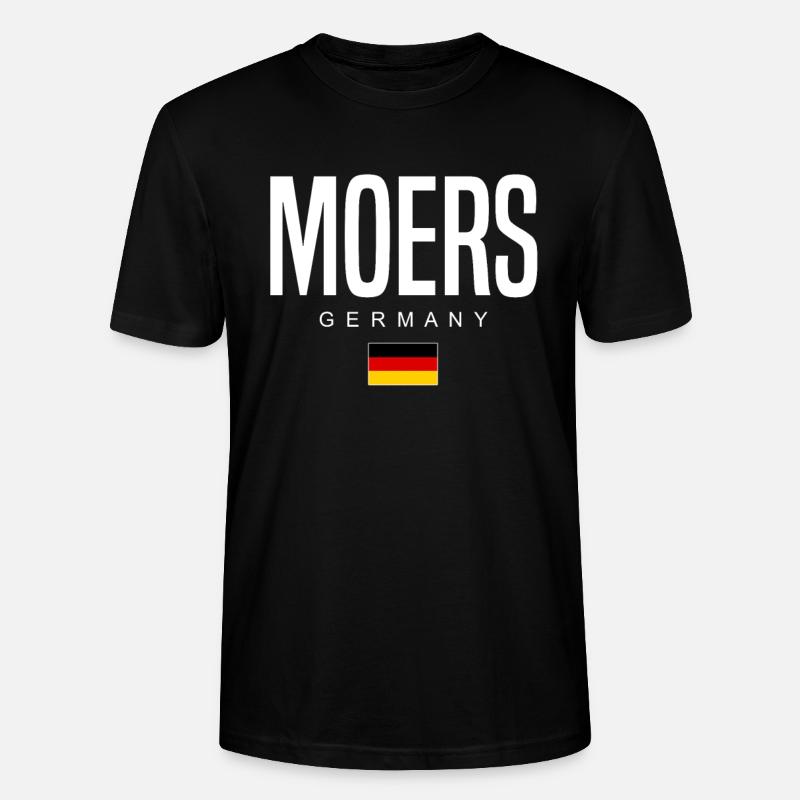 Moers - Stanley/Stella Unisex Bio-T-Shirt CRAFTER - Schwarz