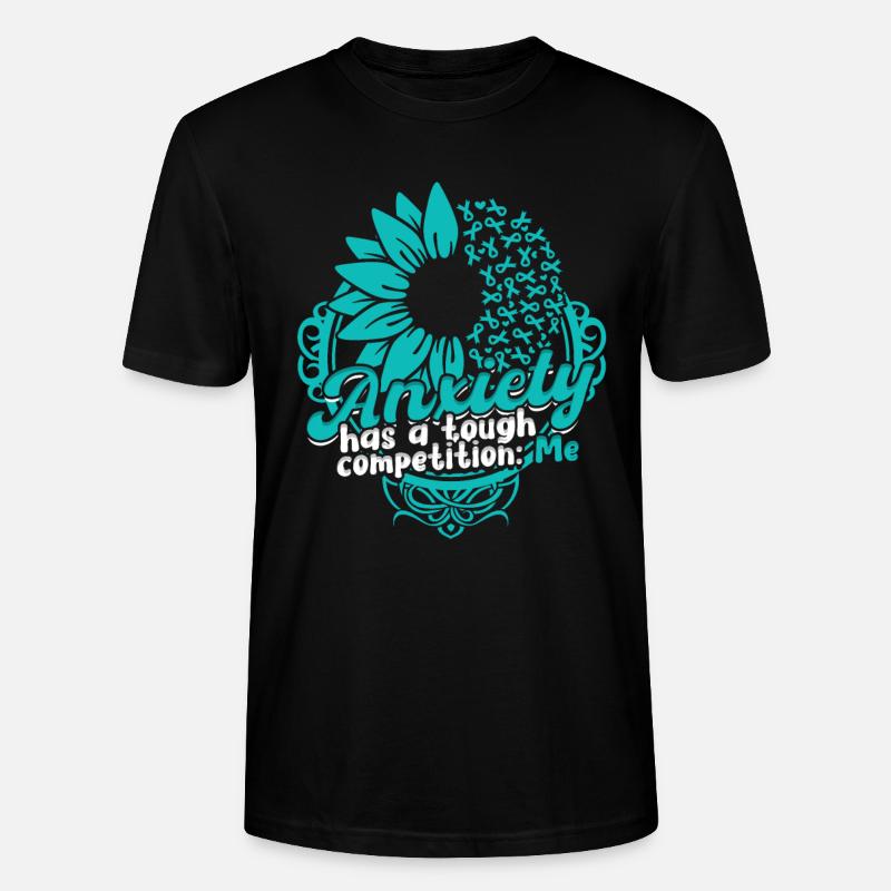 Angststörung - Stanley/Stella Unisex Bio-T-Shirt CRAFTER - Schwarz