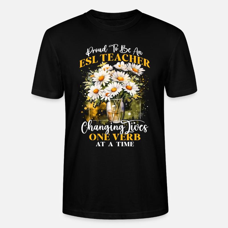 Englischlehrer Englischlehrerin Sprachlehrer - Stanley/Stella Unisex Bio-T-Shirt CRAFTER - Schwarz