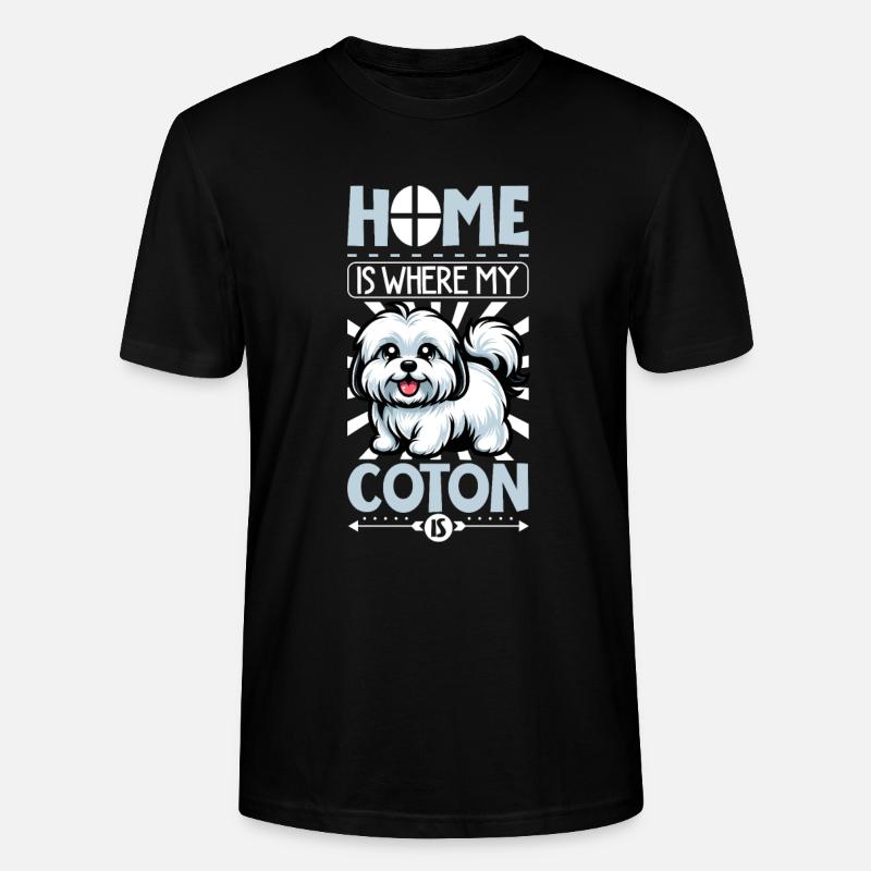 Accueil - Coton de Tuléar - T-shirt bio CRAFTER Stanley Stella Unisexe - noir