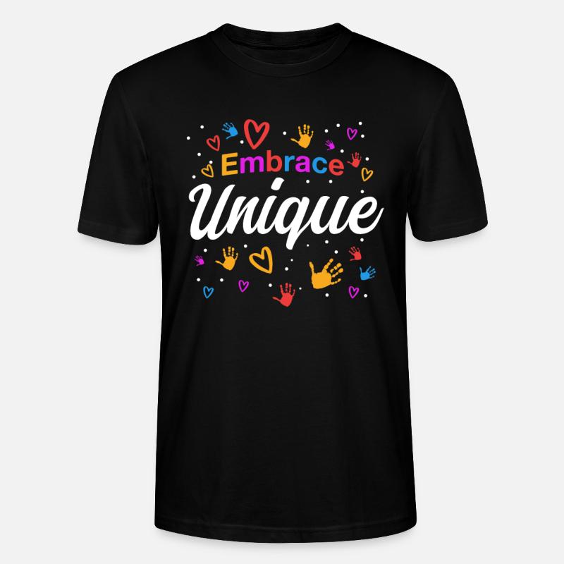Autismus Geschenkidee - Stanley/Stella Unisex Bio-T-Shirt CRAFTER - Schwarz