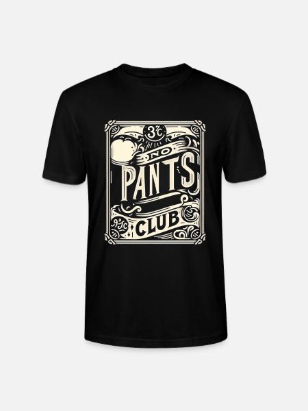 No Pants Club 12 - Stanley/Stella CRAFTER Unisex Organic T-Shirt - black