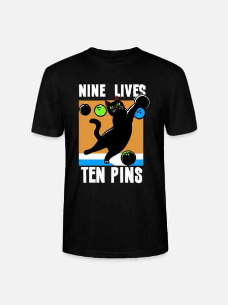 Funny bowling-team-bowler-strike-bowling-club - Stanley/Stella CRAFTER Unisex Organic T-Shirt - black