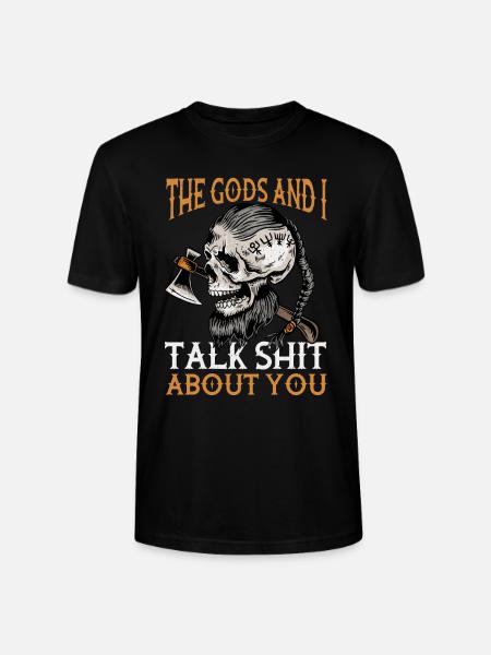 Funny Viking T-shirt - Stanley/Stella CRAFTER Unisex Organic T-Shirt - black