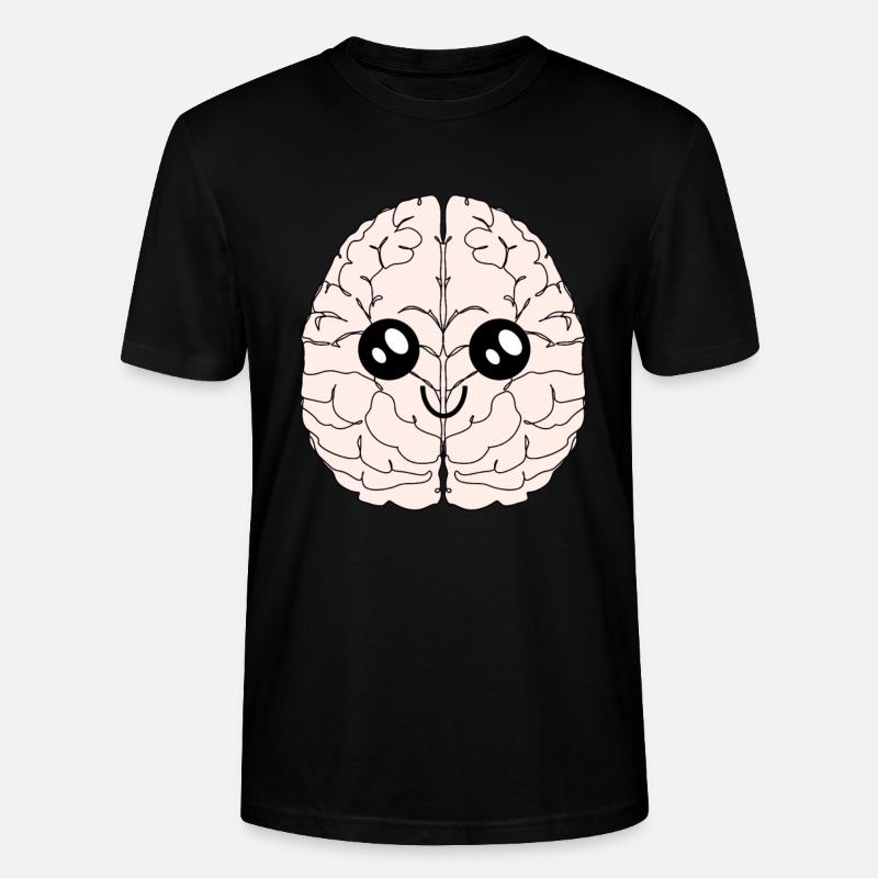 Gehirn Autismus Asperger Kavaii Intelligenz - Stanley/Stella Unisex Bio-T-Shirt CRAFTER - Schwarz