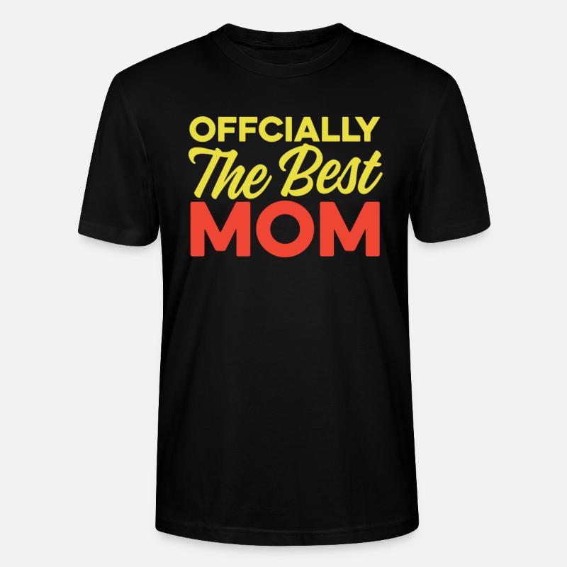 Mama Mutter Best Mom - Stanley/Stella Unisex Bio-T-Shirt CRAFTER - Schwarz