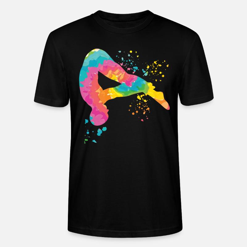 Turmspringen Synchronspringen Kunstspringen - Stanley/Stella Unisex Bio-T-Shirt CRAFTER - Schwarz