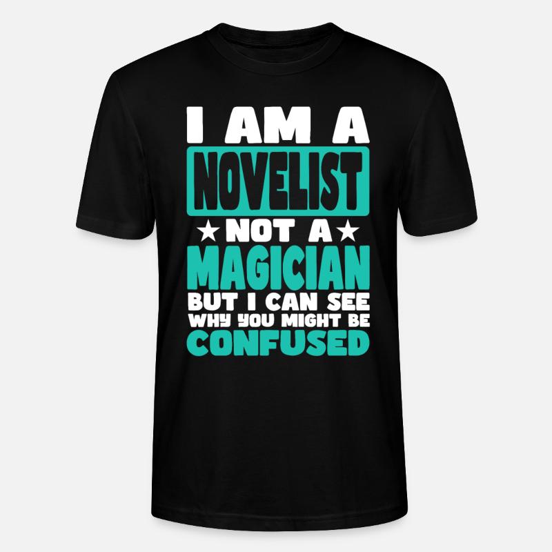 Romancier - T-shirt bio CRAFTER Stanley Stella Unisexe - noir
