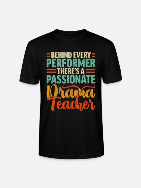 Theaterunterricht Schauspiellehrer Schauspielerei - Stanley/Stella Unisex Bio-T-Shirt CRAFTER - Schwarz