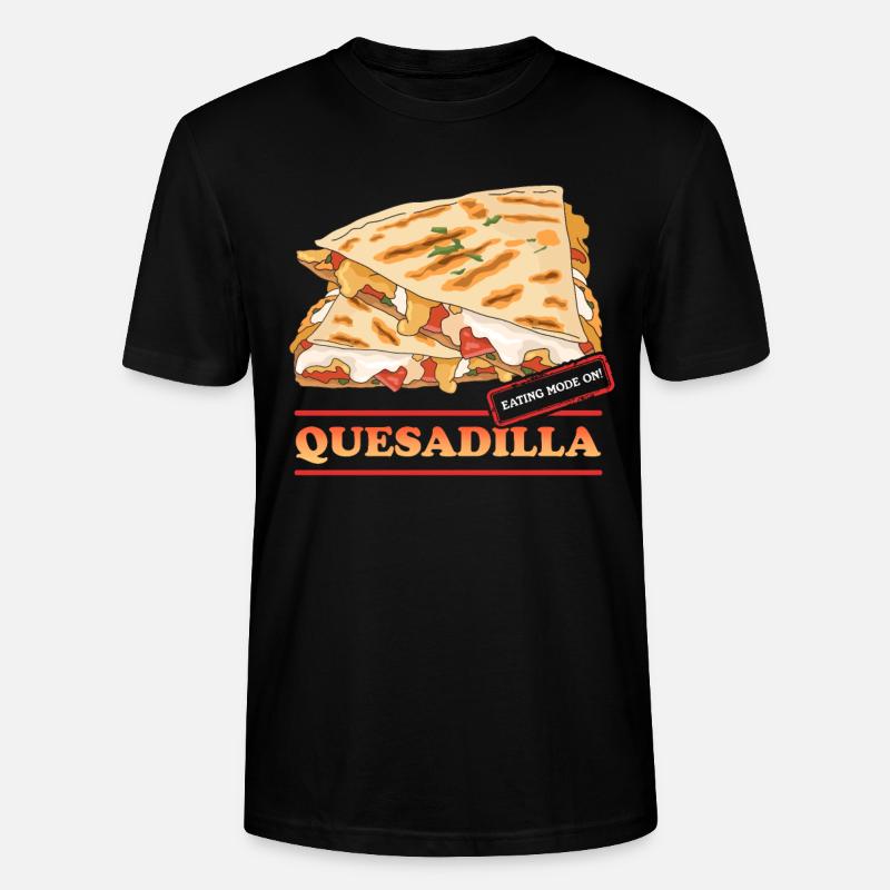 Quesadillas Tortilla Quesadilla Geschenk - Stanley/Stella Unisex Bio-T-Shirt CRAFTER - Schwarz