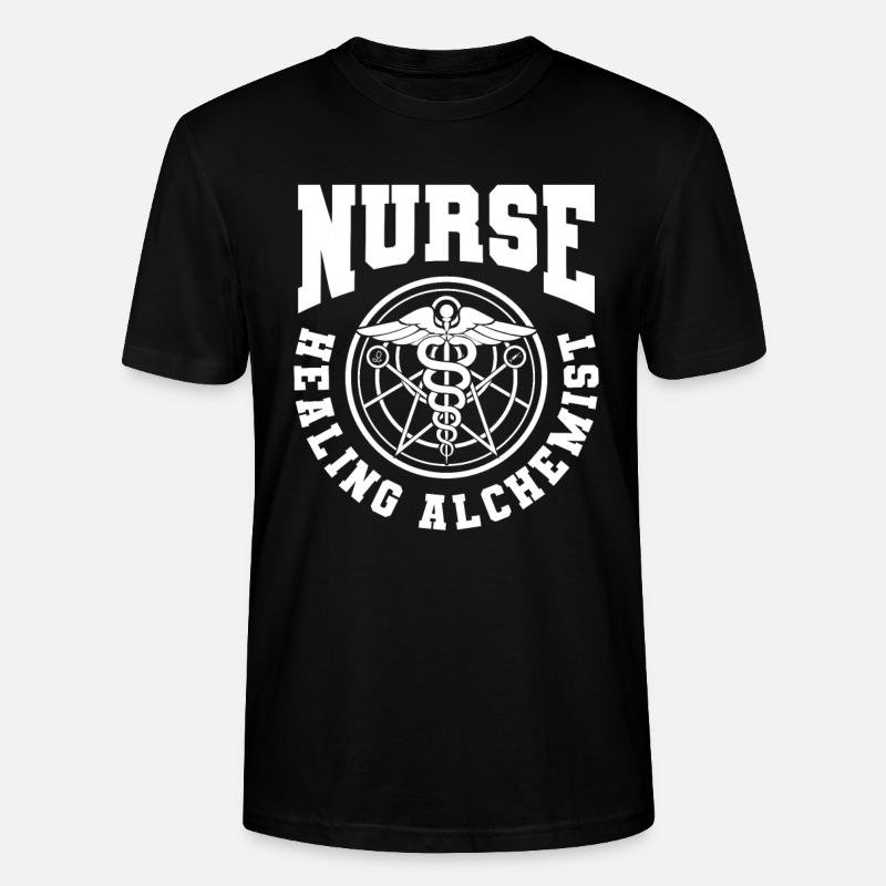 Krankenschwester Alchimie - Stanley/Stella Unisex Bio-T-Shirt CRAFTER - Schwarz