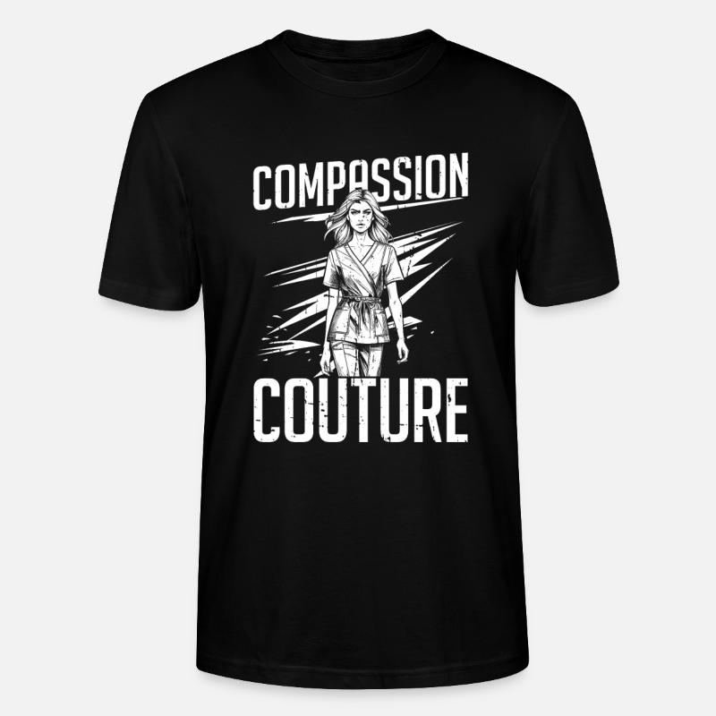 Mode d’infirmière - T-shirt bio CRAFTER Stanley Stella Unisexe - noir